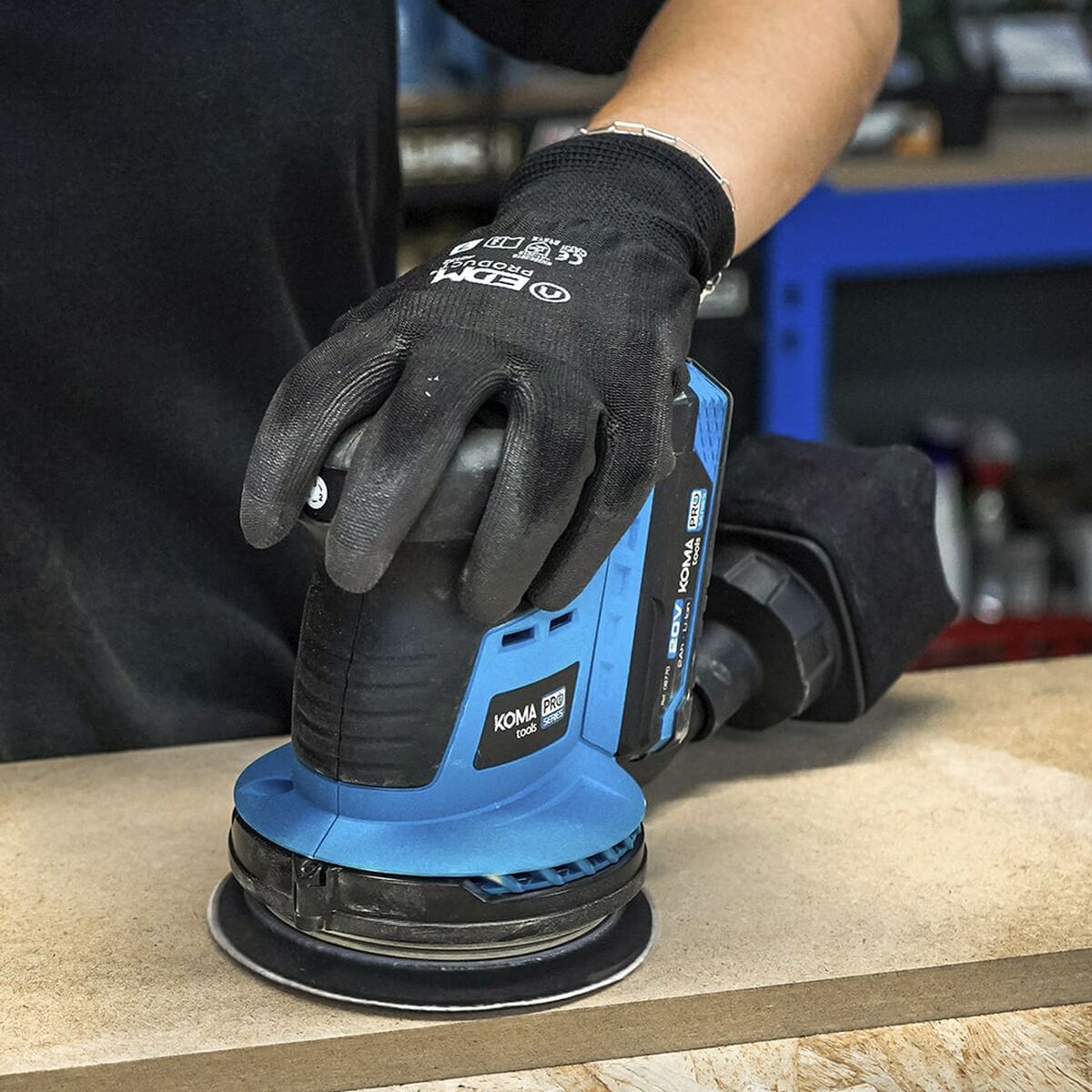 Lixadora excêntrica Koma Tools Brushless Ø 125 mm 20 V